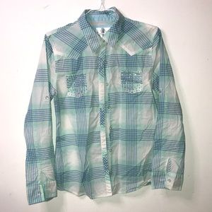 Justice Collared Top 💙💎